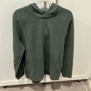 Pre-Owned Men’s Lululemon Textured Double-Knit Cotton Hoodie